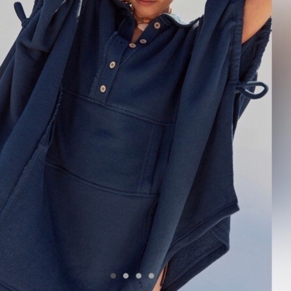 Free People Poncho - Free-est collection Natalie Pullover